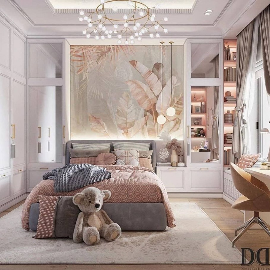 Розовая спальня