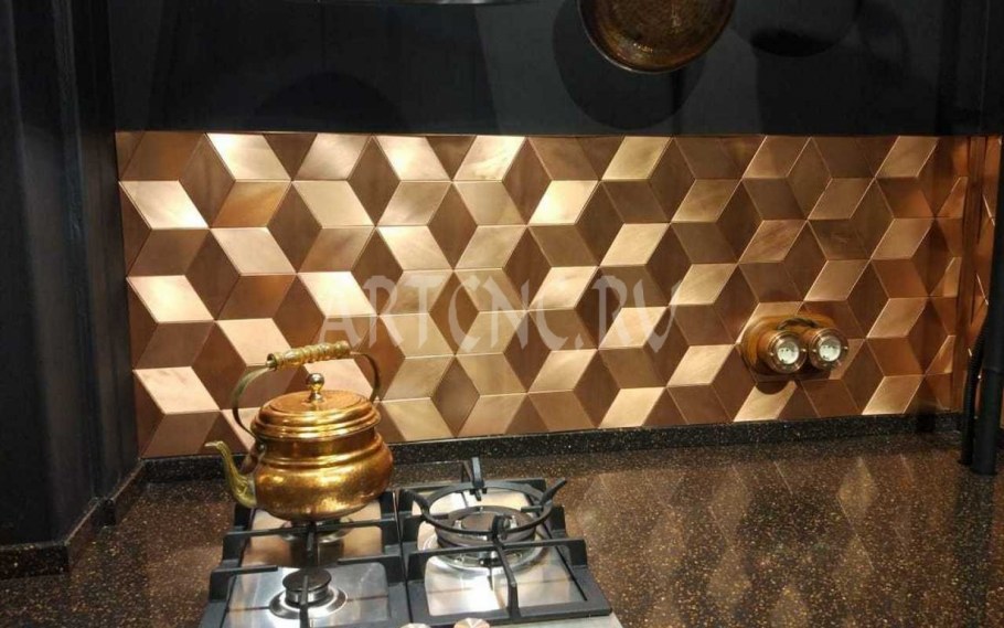 Brass-Workshop стеновые панели из латуни