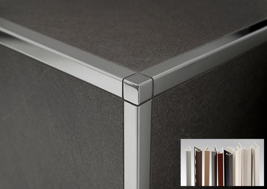 Торцевой отделочный профиль profilstar PROJOLLY Square 10 PJQACSB 10, H=10мм