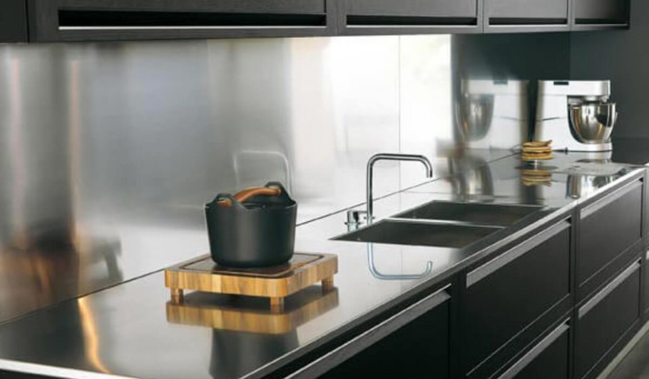 Столешница из нержавейки для кухни