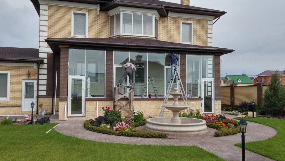 Веранда пристроенная к дому