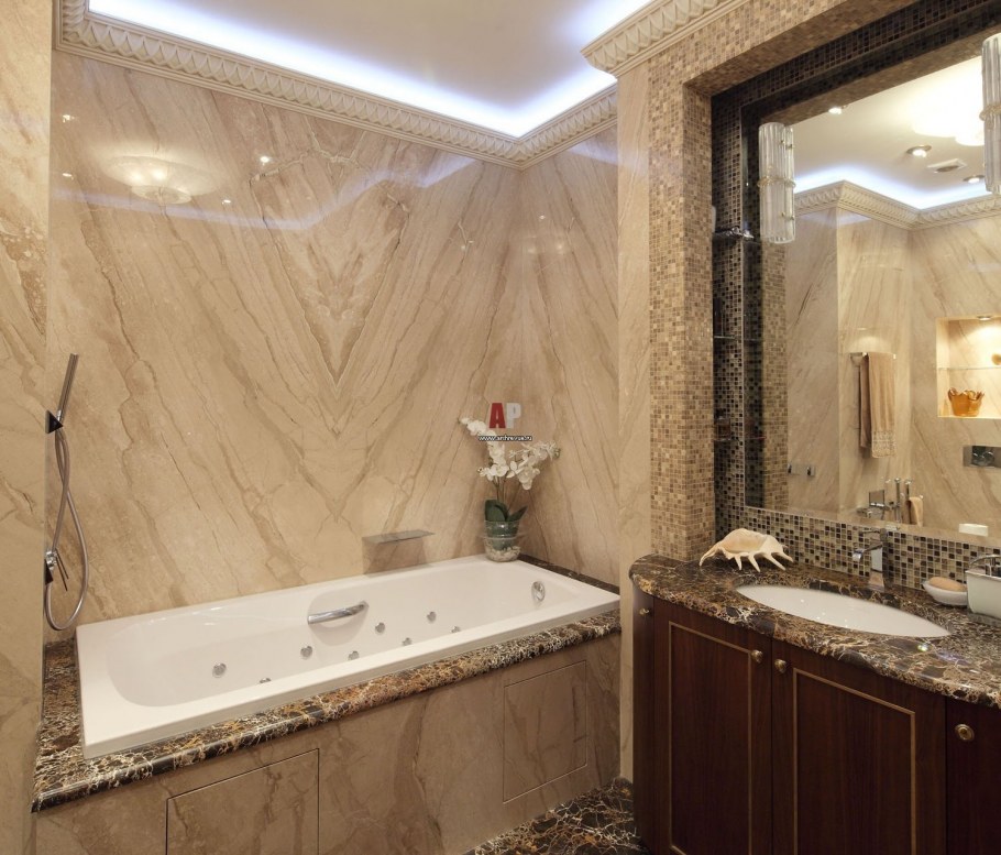 Мрамор Palissandro Bluette интерьер