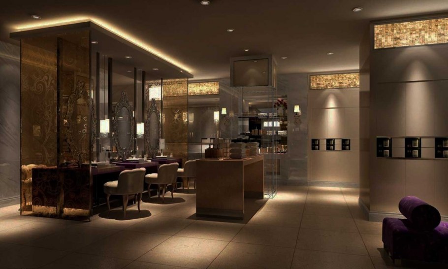 Необычный интерьер парикмахерской