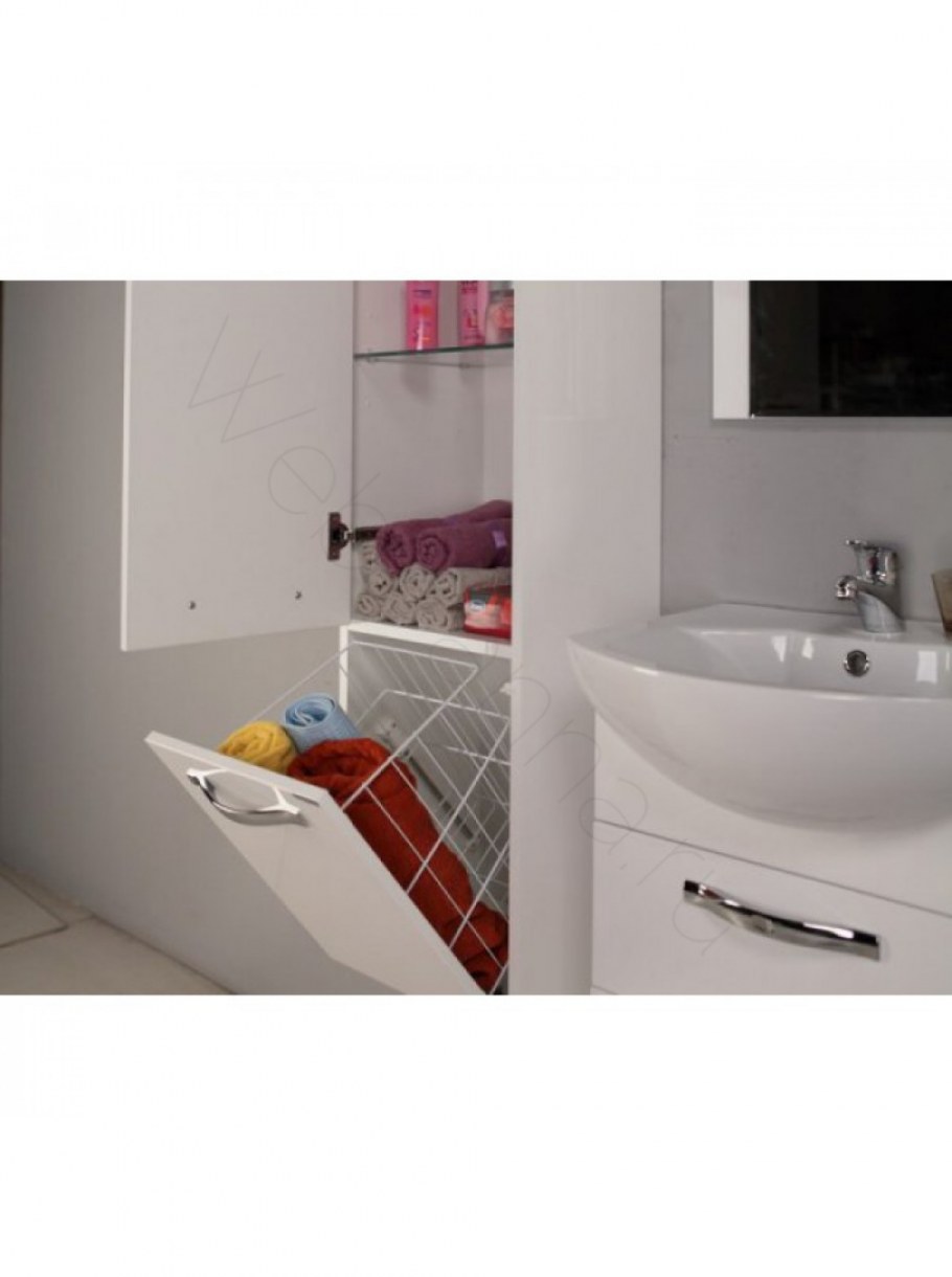 Шкаф-пенал Onika Модерн 40.17 l с бельевой корзиной