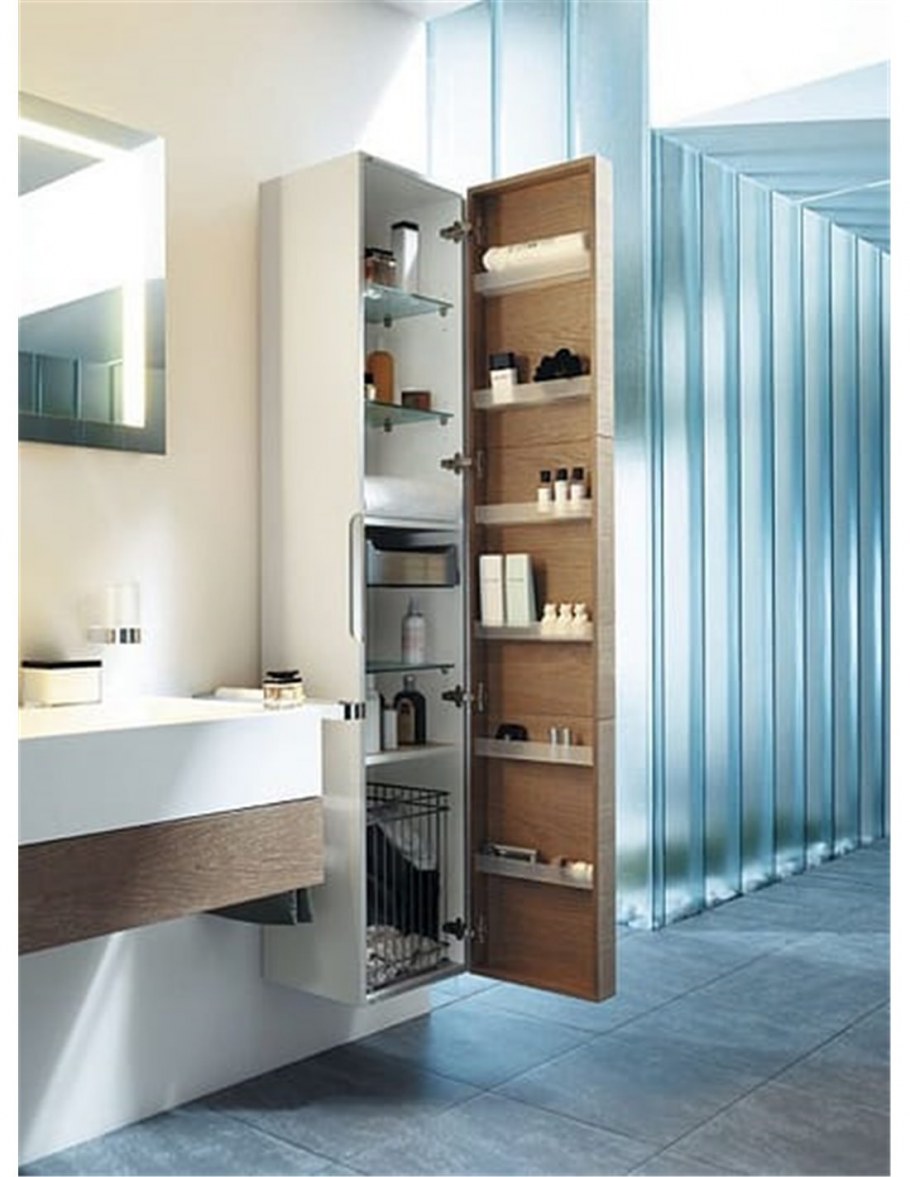 Шкаф-пенал Onika Модерн 52.17 l с бельевой корзиной