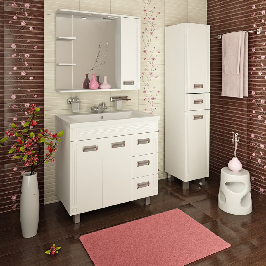 Шкаф-пенал armadi Art Vallessi зебрано