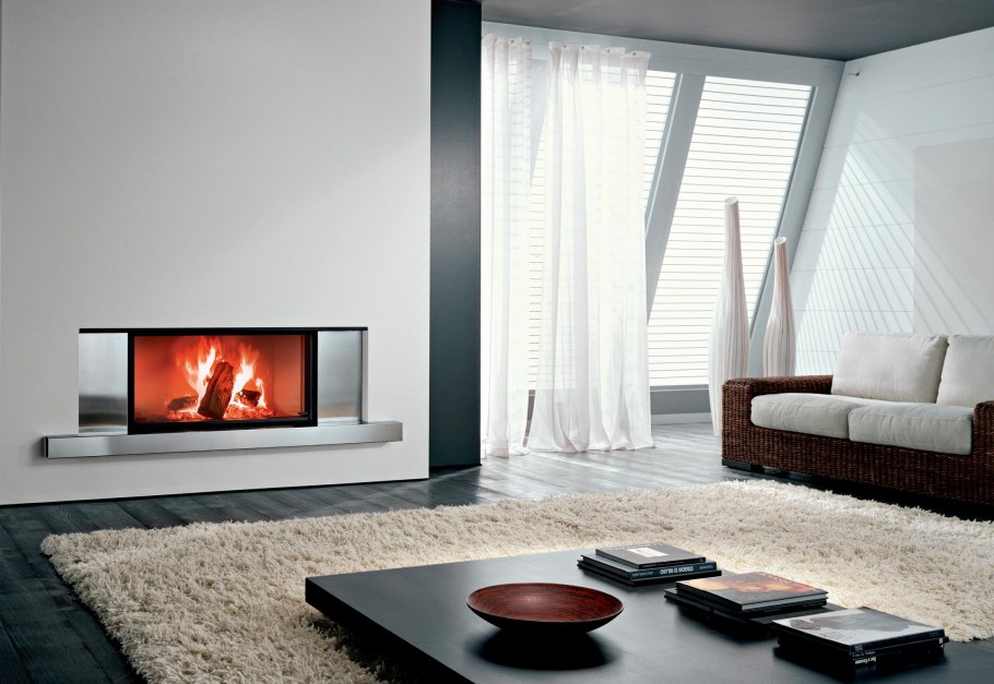 Камин электрический в хайтеке