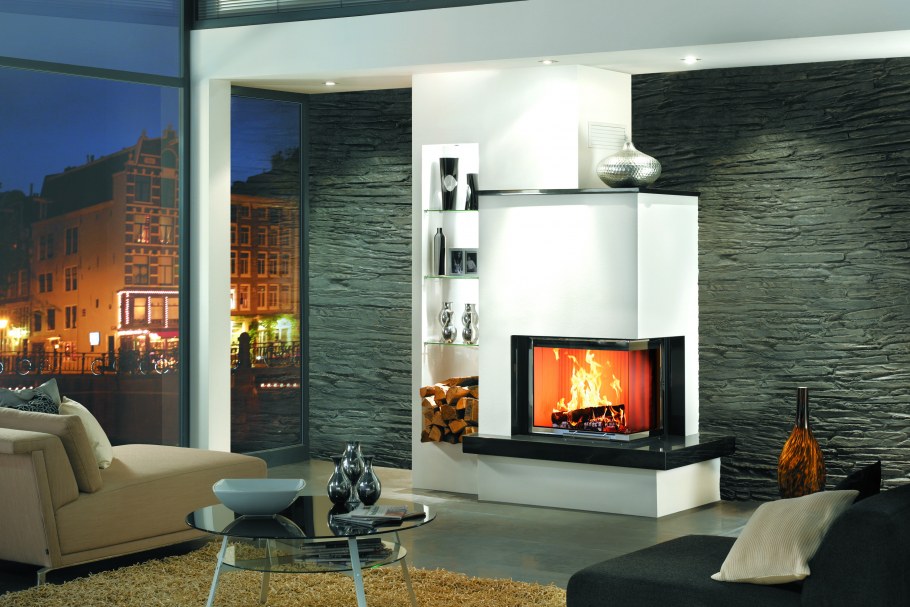 Камин в стиле Контемпорари