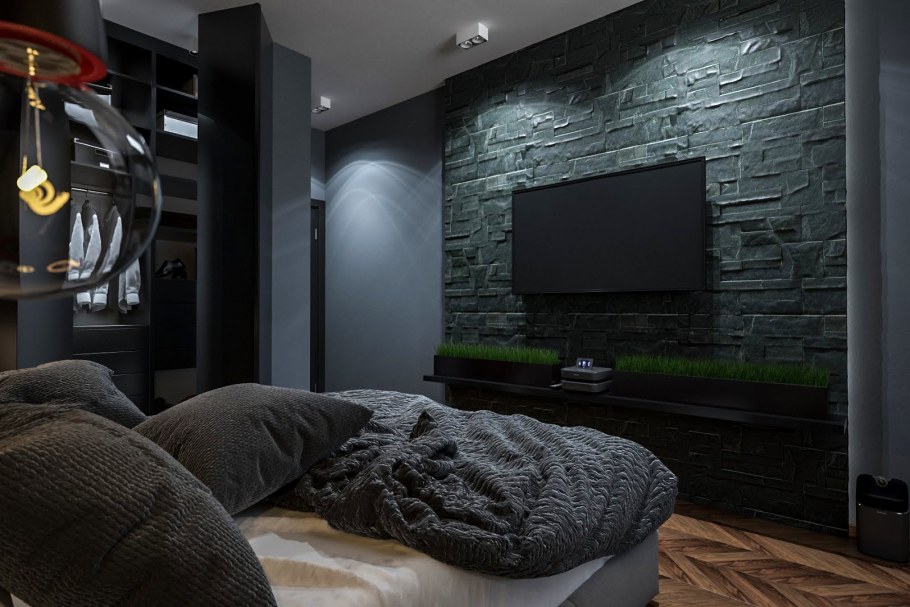 Дизайн мужской комнаты