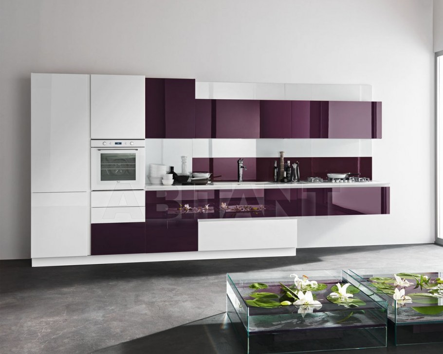 Бланка СТЛ.123.00 кухонный гарнитур левый белый/венге