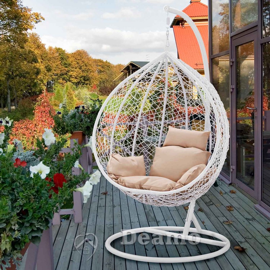 Кресло подвесное Garden Star, 120x80см, бежевый