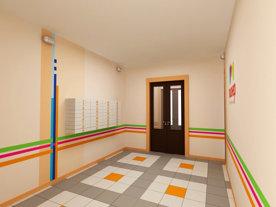 Расцветка подъездов