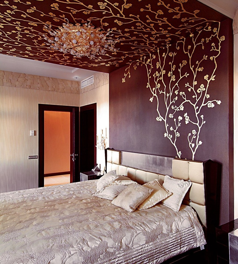 Декор на стену в спальню