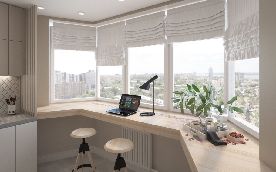 Окно эркер п44т