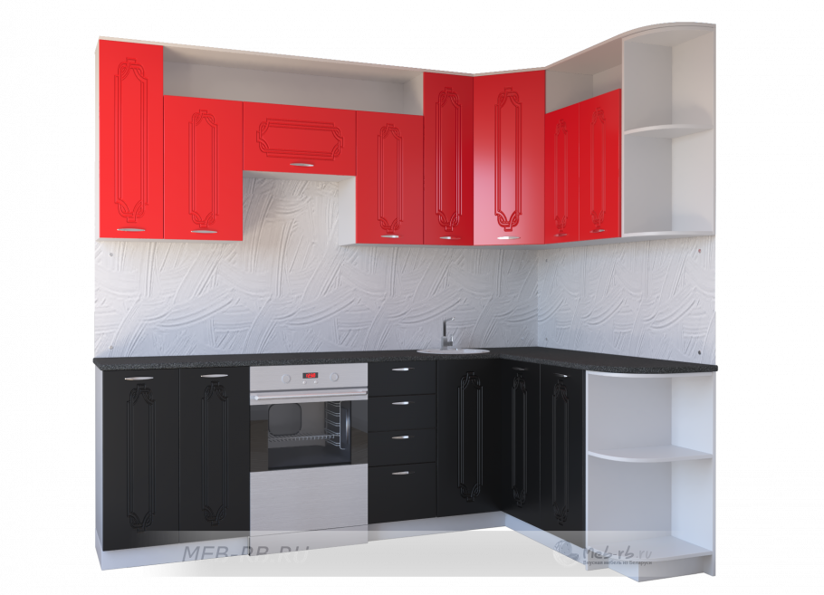 Кухонный гарнитур спелая вишня