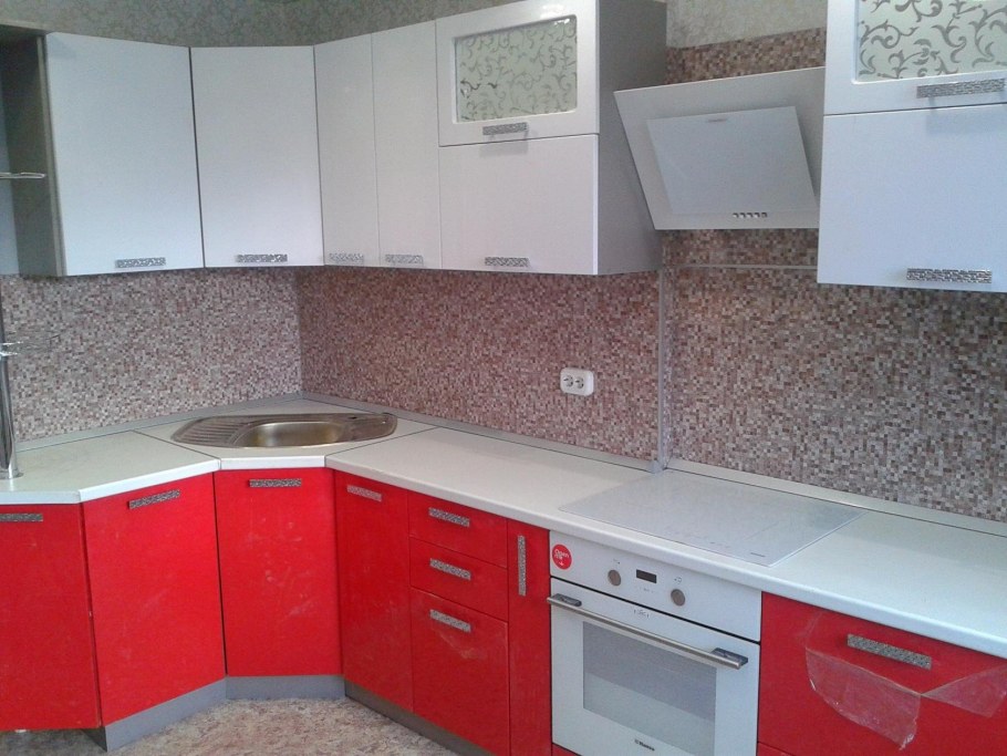 Красный кухонный гарнитур
