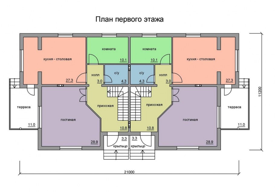 Мансардный дом
