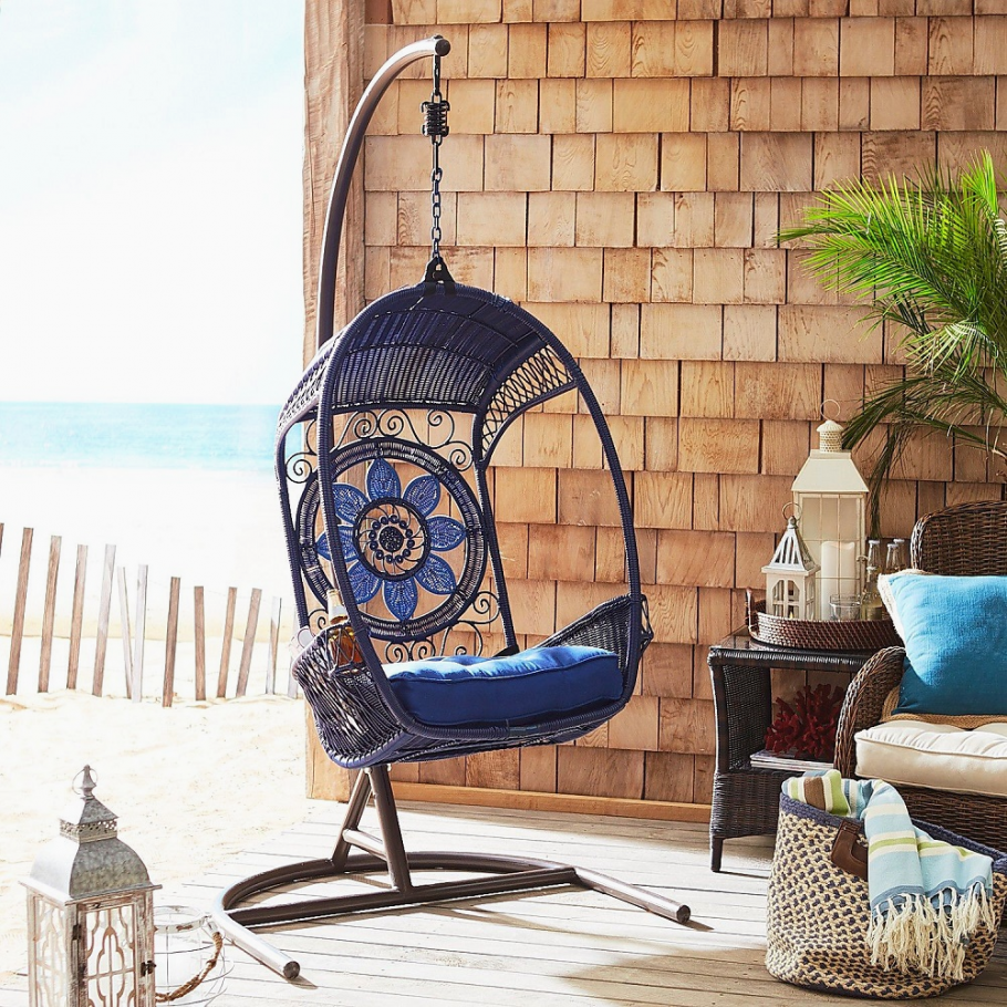 Подвесное кресло качели плетёное Фреско 95 х 110