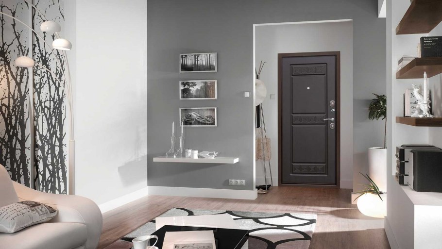 Входная дверь царговая панель белая Торекс