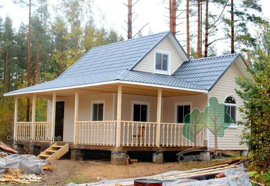 Веранда к дому проекты