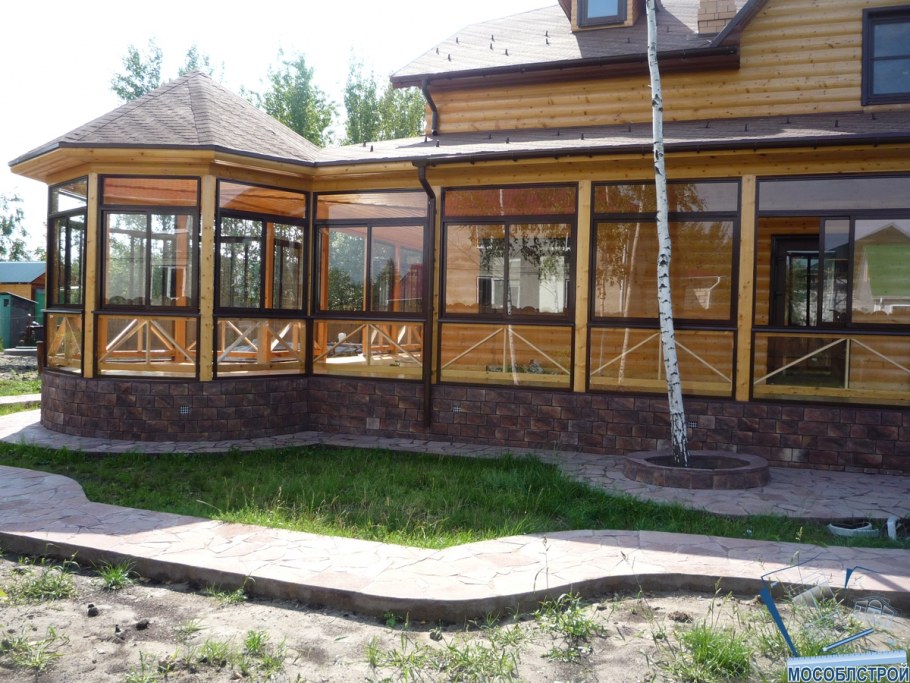 Веранда к дому проекты