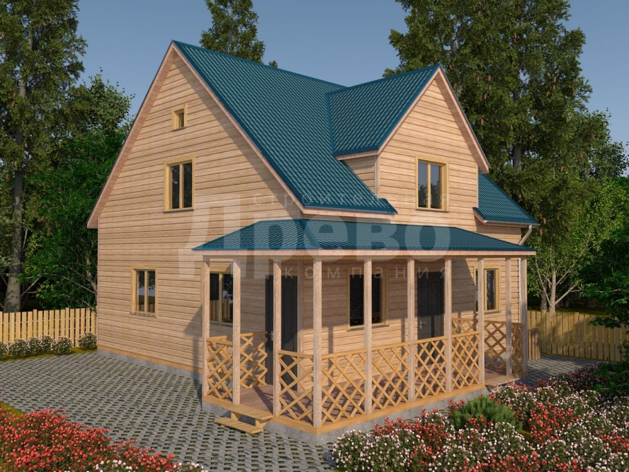 Беседка пристроенная