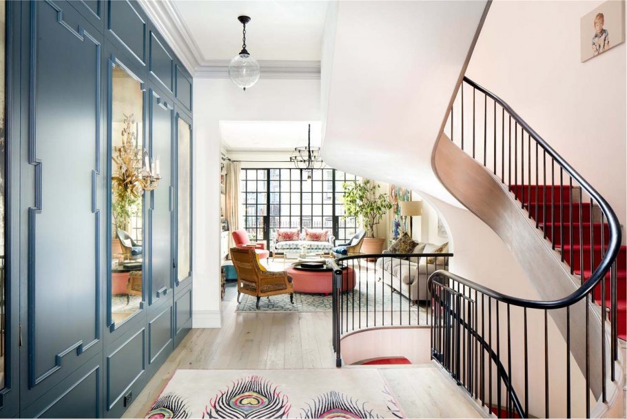 Двухуровневая квартира в Нью Йорке