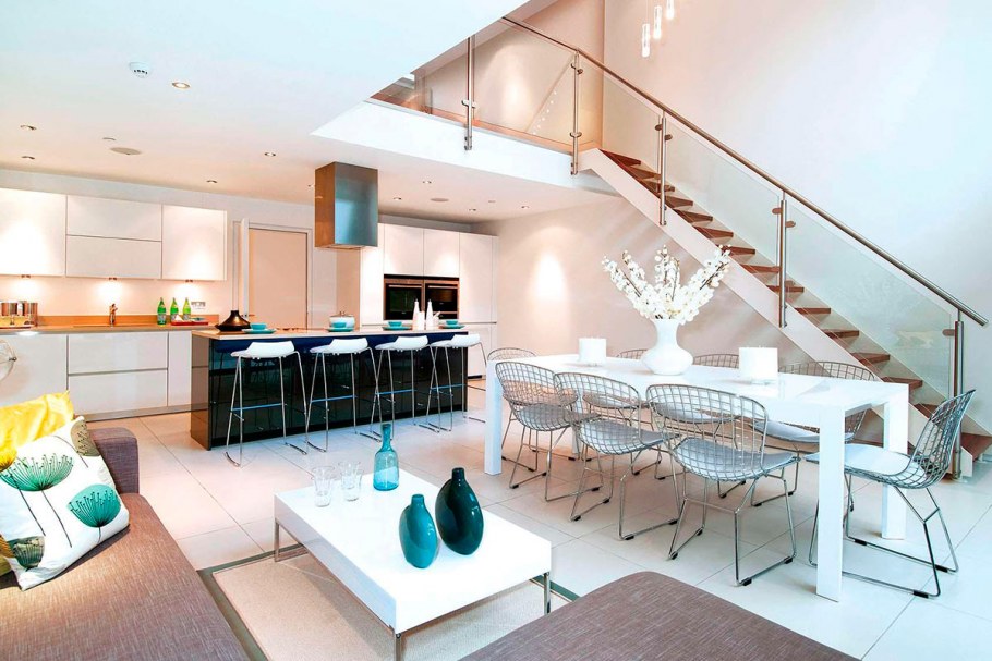 Современный интерьер таунхауса
