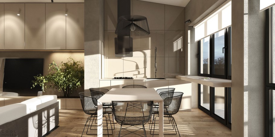 Клинкерный кирпич в интерьере квартиры