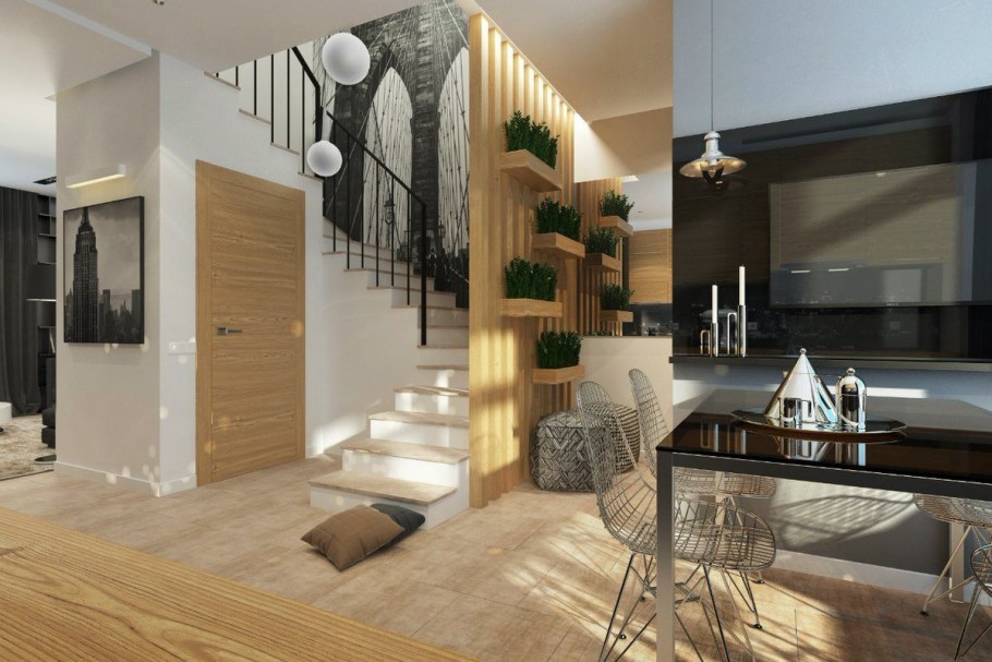 Бруклин Нью-Йорк таунхаус