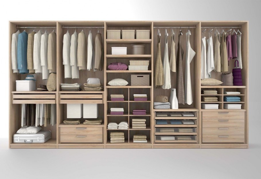 Наполнение шкафа в спальню