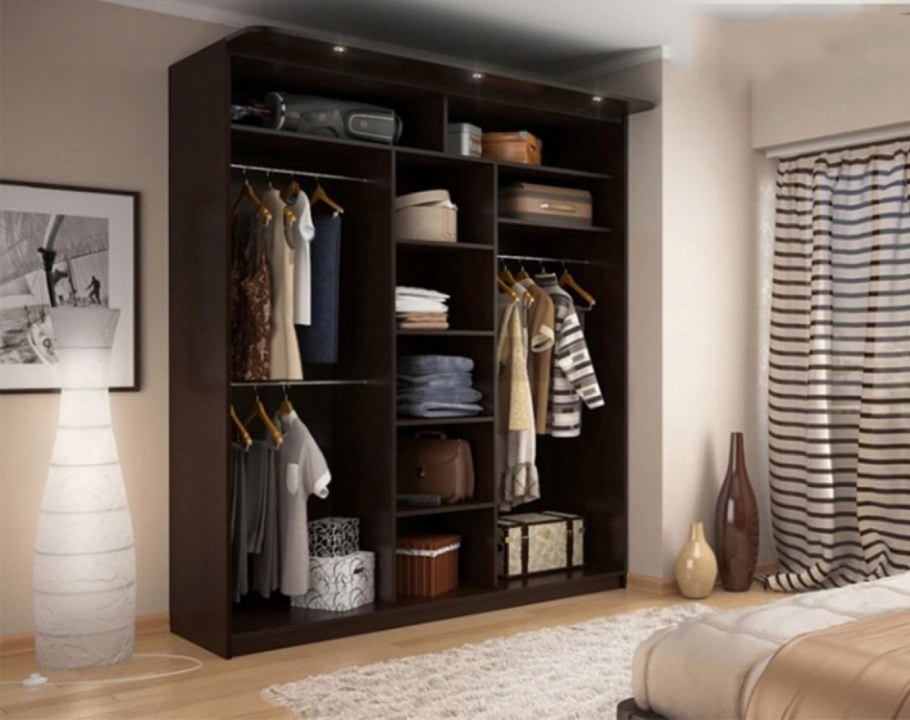 П образная гардеробная