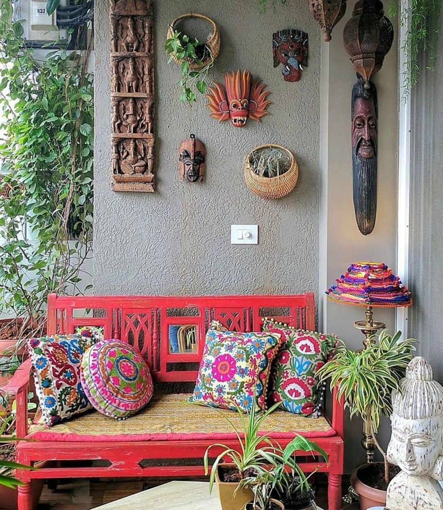 Бохо-Шик в интерьере спальни