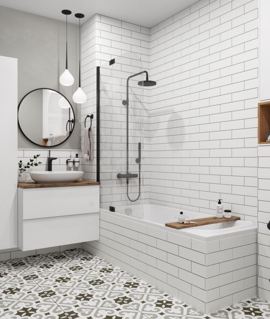 Плитка белая Сканди