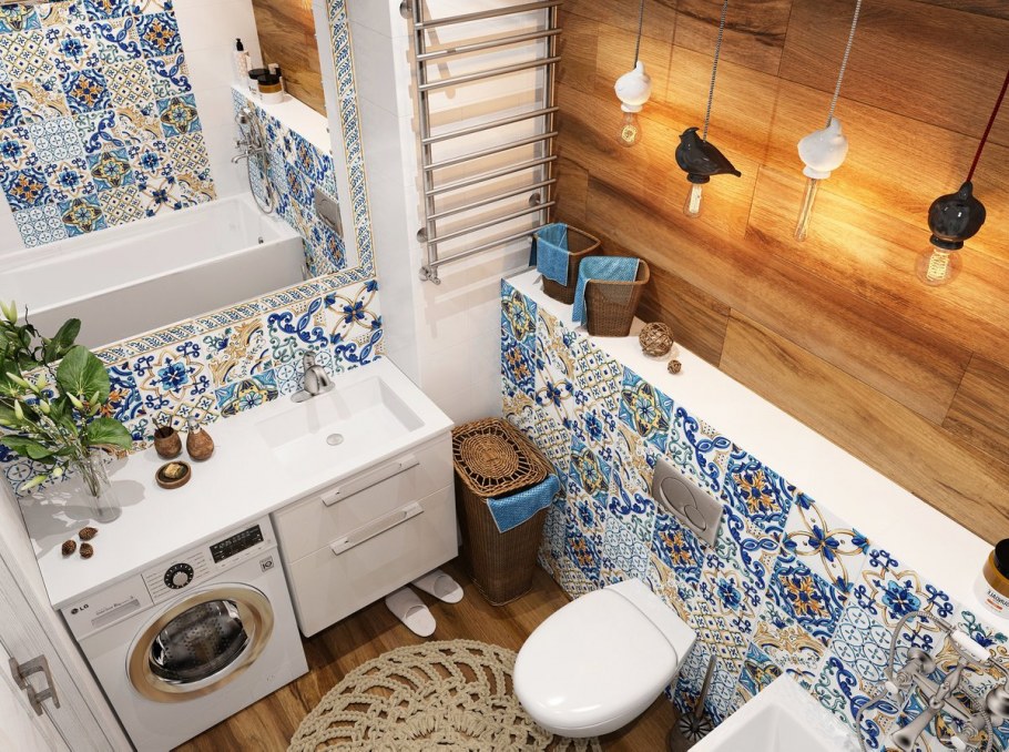 Керама Марацци Скандинавский стиль ванная