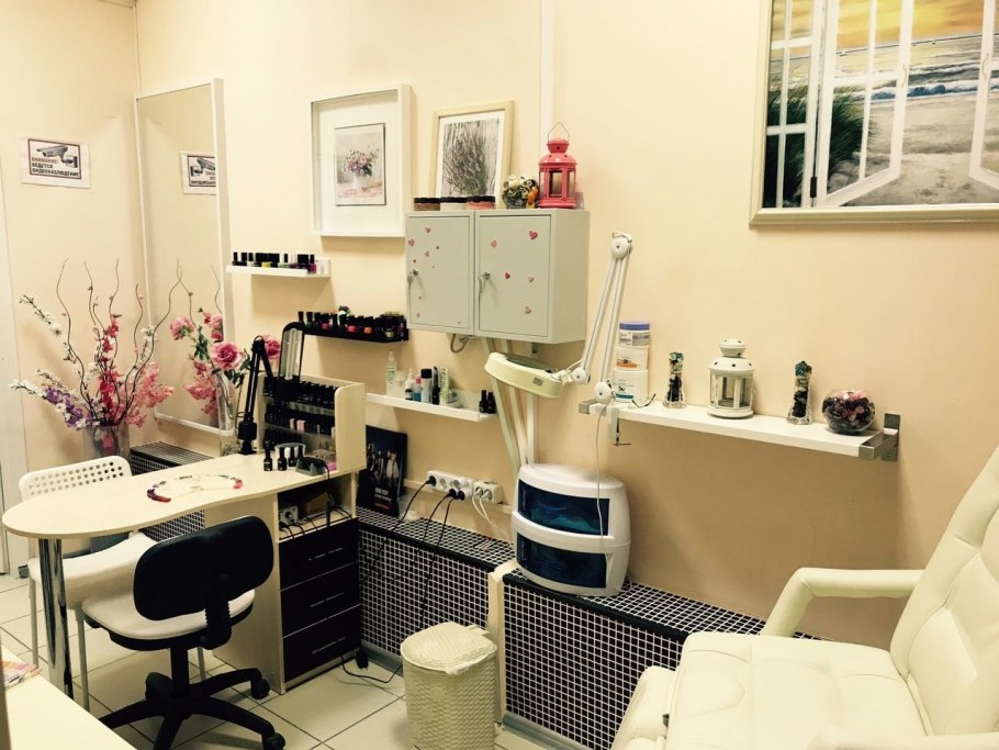 Компактная планировка маникюрного кабинета