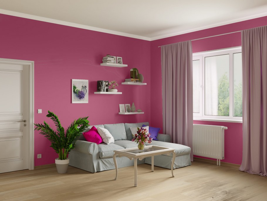 Покрашенные стены