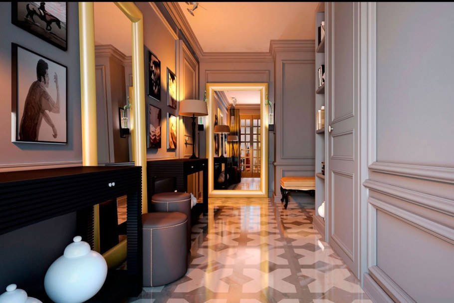 Интерьер комнаты коридора