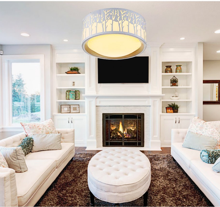 Гостиные с камином