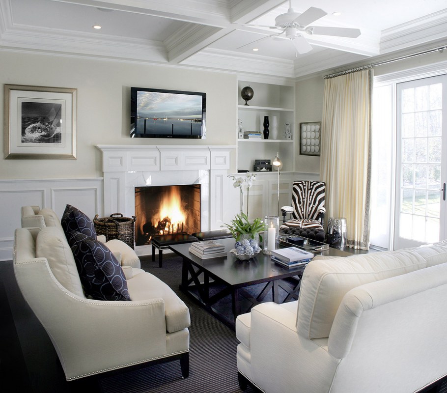 Камин в интерьере