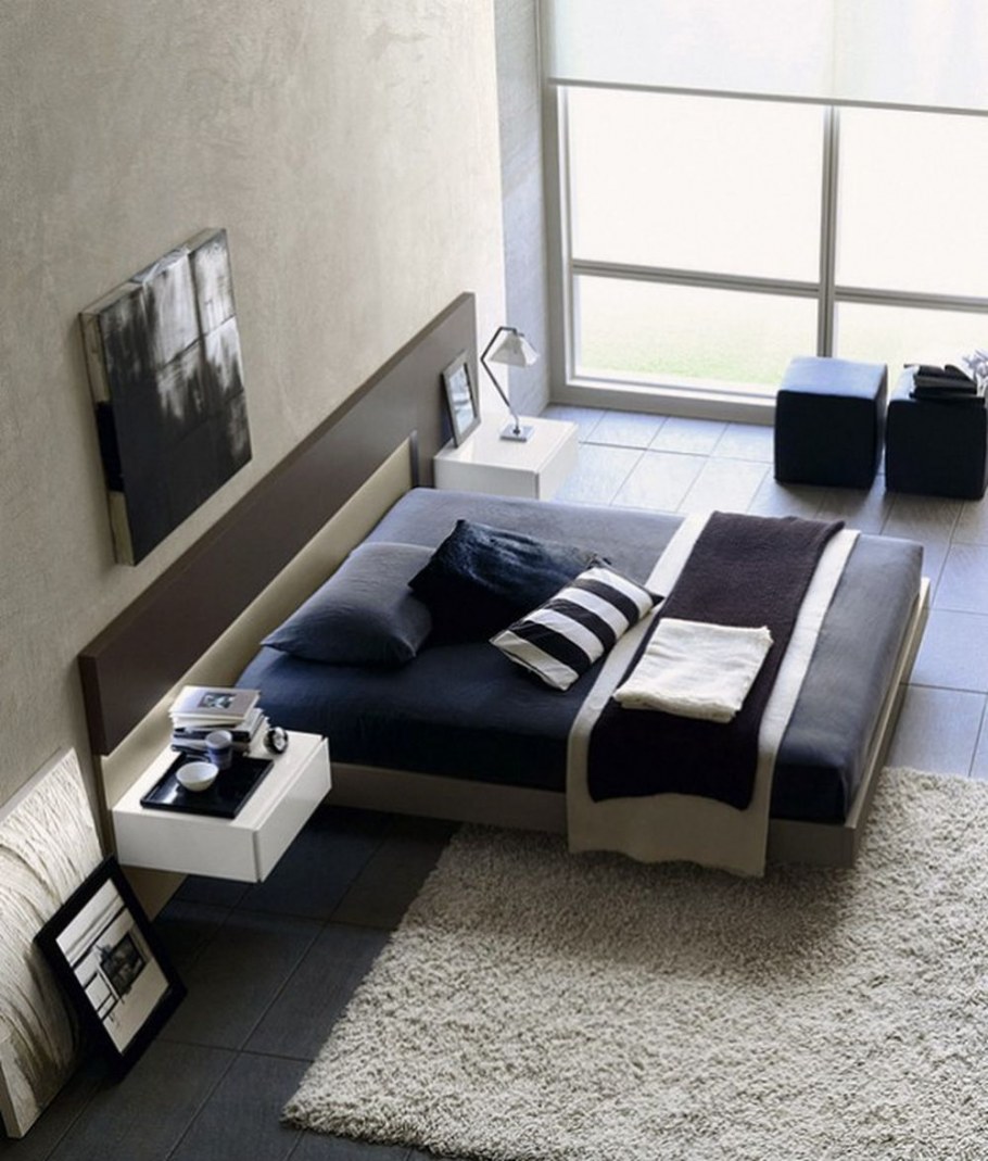 Интерьер спальни с диваном вместо кровати