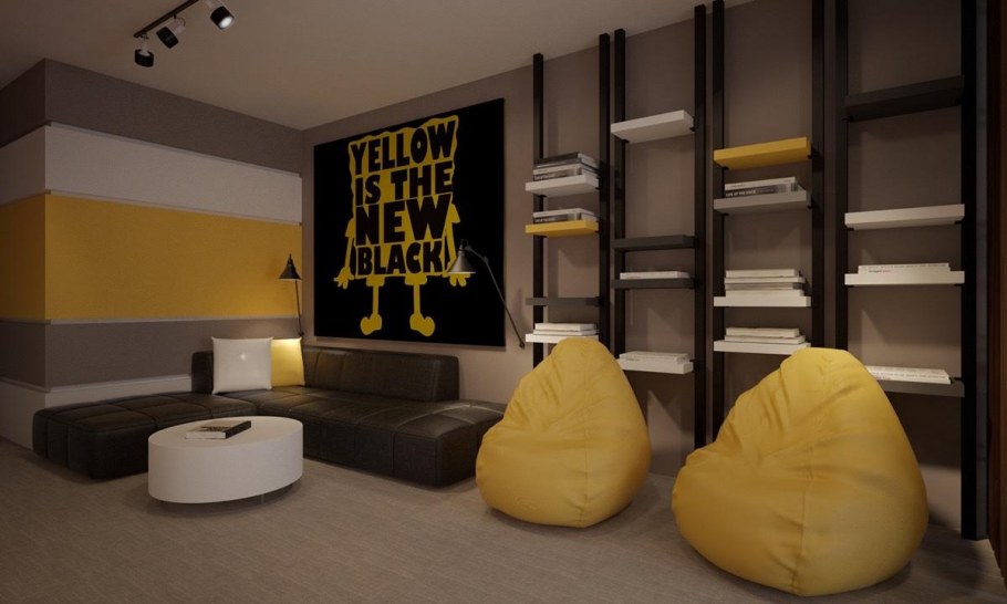 Комната в стиле артхаус