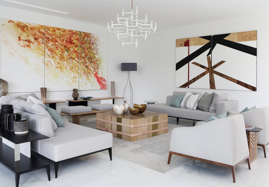 Гостиная в стиле арт Хаус