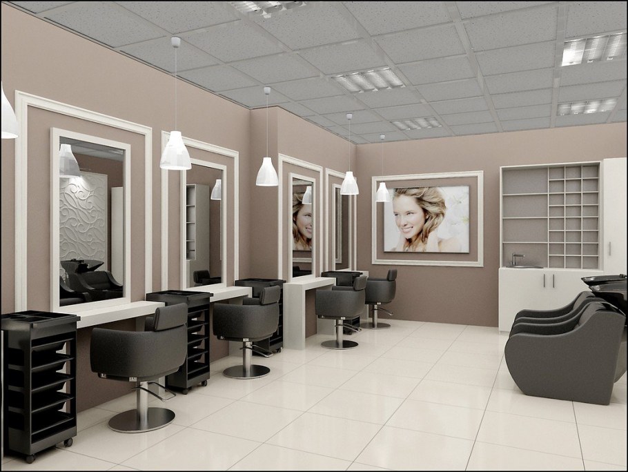 Интерьер парикмахерской