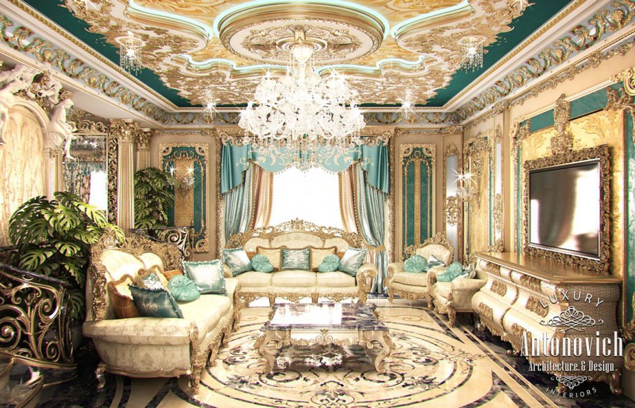 Antonovich Design гостиная Дворцовский стиль