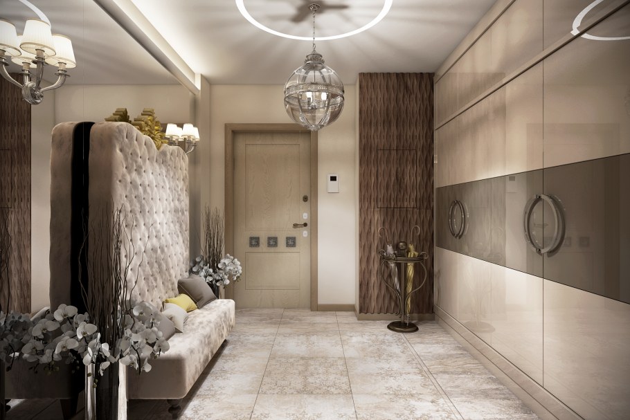 Прихожая в стиле модер Неоклассика