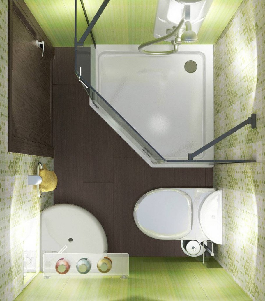 Санузел 3м2 планировка с душевой