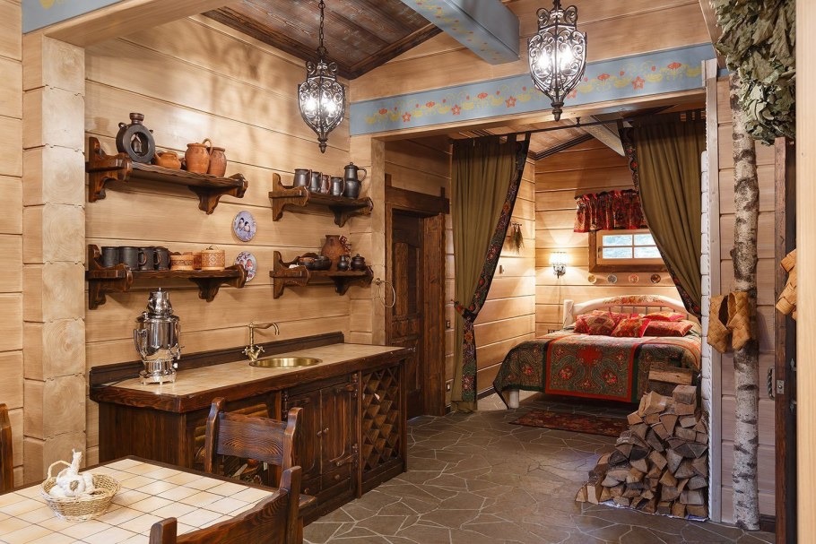 Комната в стиле средневековья