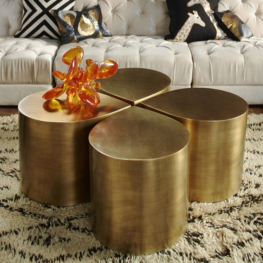 Стол Jonathan Adler Brass