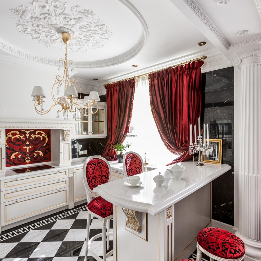 Кухня в американском стиле в кв